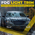 Fog Light Trims Driver and Passenger Side For Chrysler 300 2015-2024 CH1038165