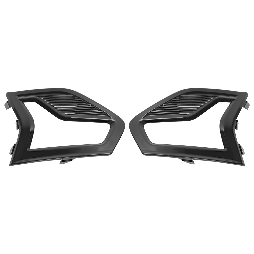 Front Bumper Fog Light Lamp Grille Covers Bezel Trim For Ford Fusion 2019-2020