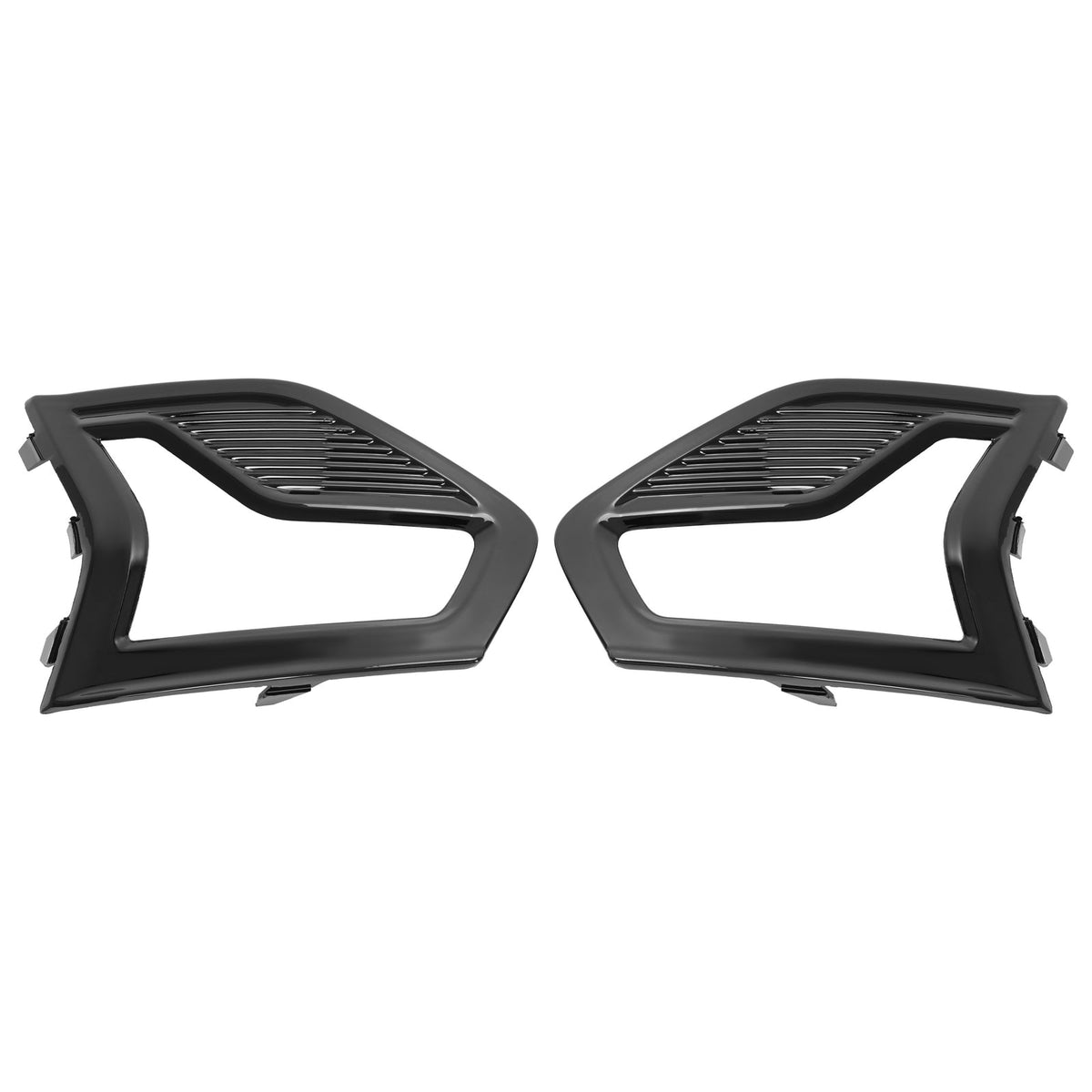 Front Bumper Fog Light Lamp Grille Covers Bezel Trim For Ford Fusion 2019-2020