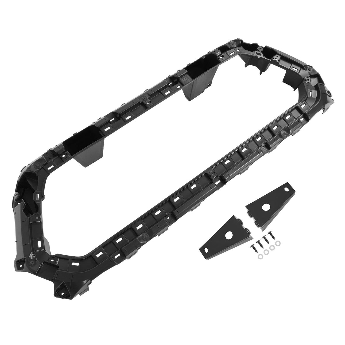 Front Upper Grille Grill Bracket Holder For 2016-2022 Toyota Tacoma Matte Black