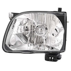 For 2001 2002 2003 2004 Toyota Tacoma White Headlights & Black Corner Light 4Pcs