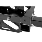 Folding Hitch-Mounted Ski Snowboard Rack 2" Receiver Holds 4 Pairs of Skis