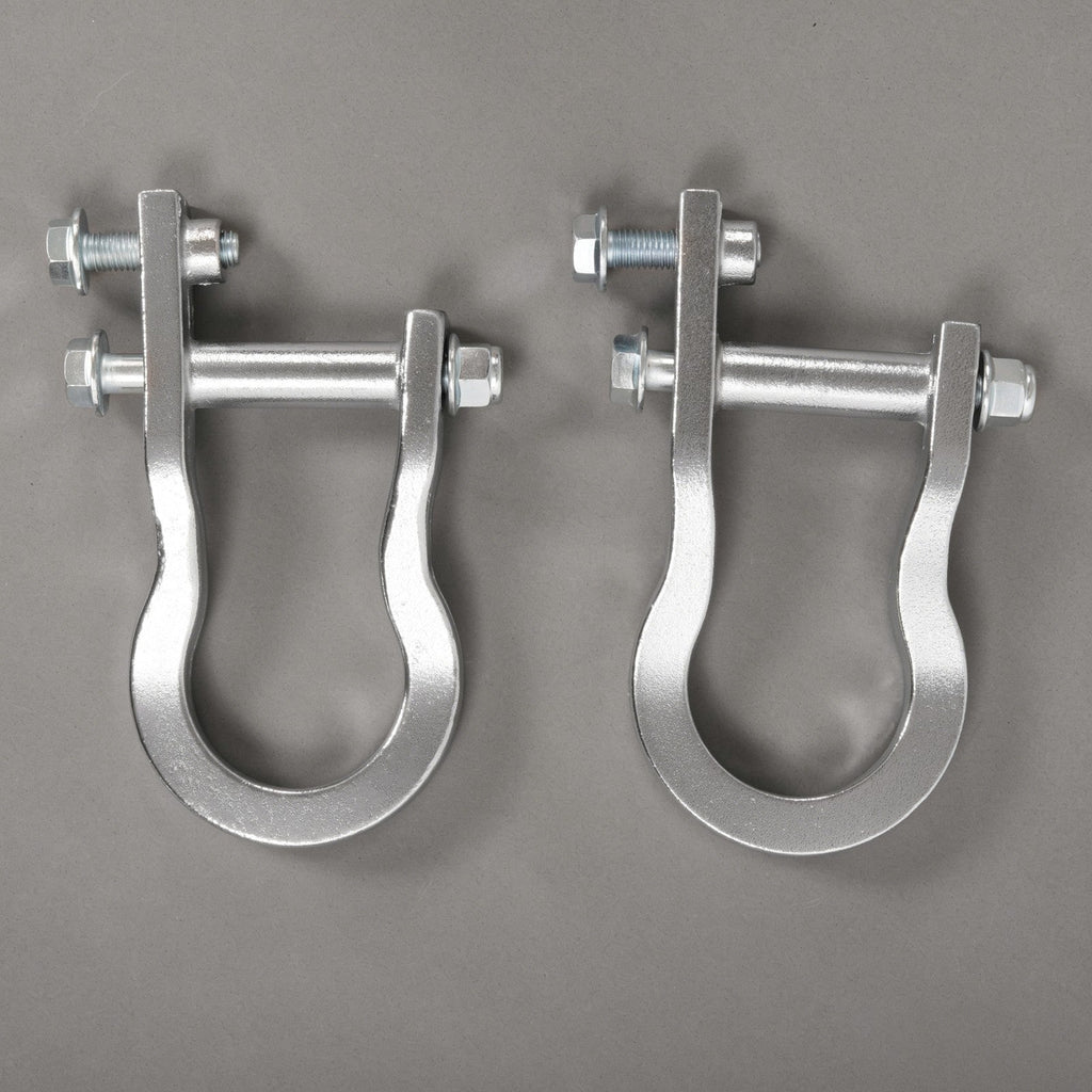 2Pcs Chrome Tow Hooks #84072462 For Chevrolet GMC Silverado Sierra 1500 2007-19
