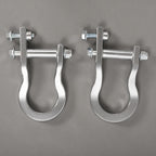 2Pcs Chrome Tow Hooks #84072462 For Chevrolet GMC Silverado Sierra 1500 2007-19