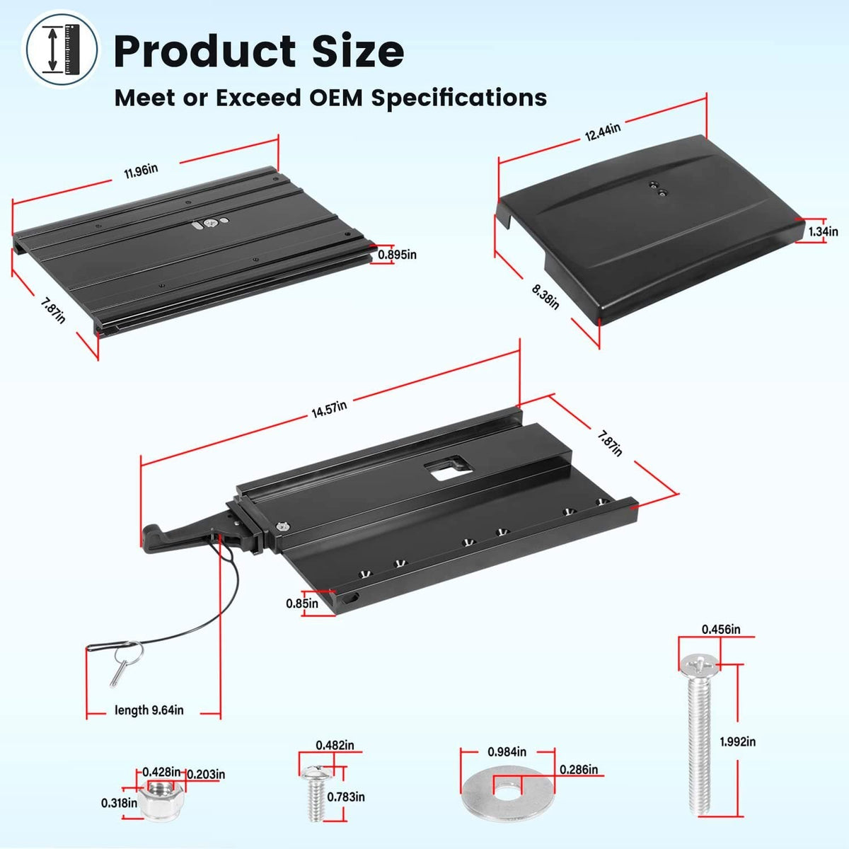 1854060 MKA-32 Quick Release Bracket with Cover for Ulterra Terrova PowerDrive