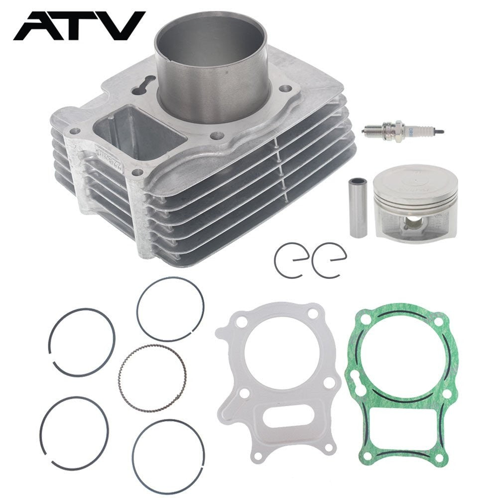 For Honda Recon 250 TRX250 TRX250EX Cylinder Piston Gasket Top End Rebuild Kit