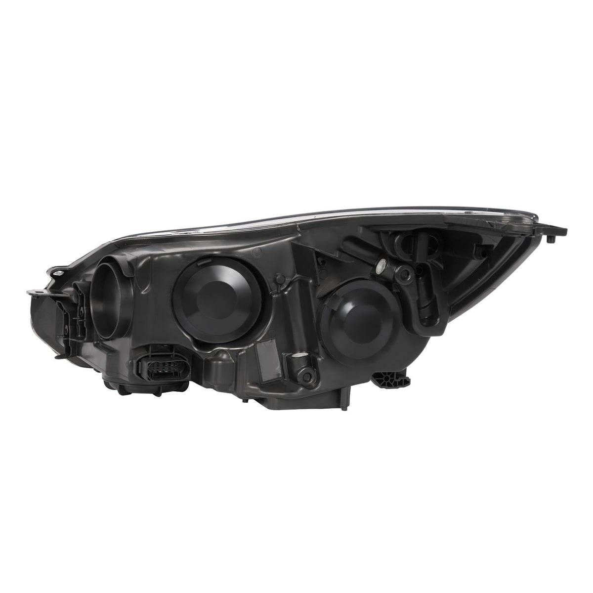 Black Right Passenger Side Headlight Clear Lens Halogen For Ford Focus 2012-2014