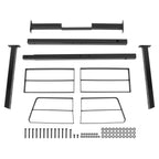 68'' Headache Rack Cab Window Protector Frame Guard Fit Full-Size Pickup Truck