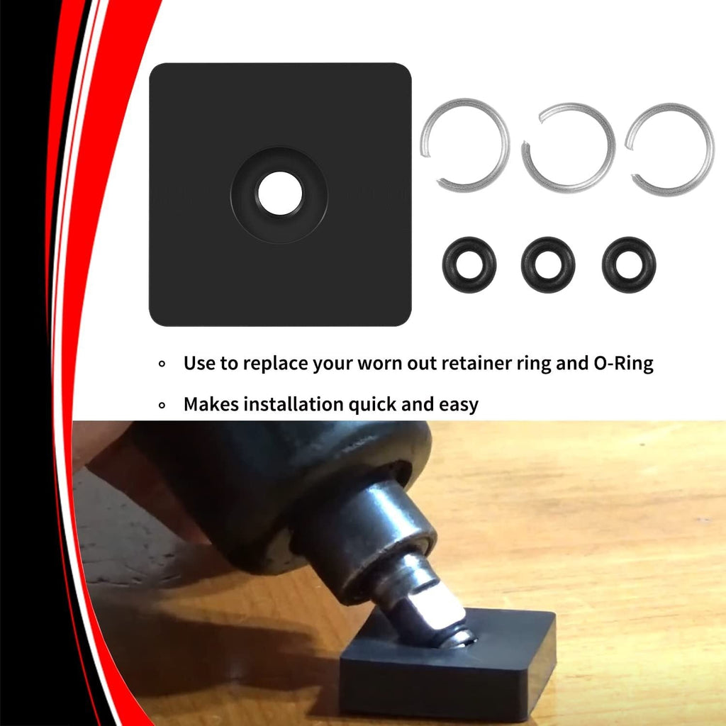3/8" Impact Wrench Retaining Ring Clip with O-Ring fits for Milwaukee Type