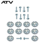 For All Polaris General Ranger RS1 RZR 20 Pcs UTV Skid Plate Washer Bolt