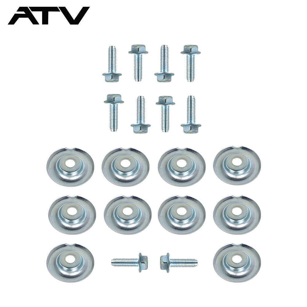For All Polaris General Ranger RS1 RZR 20 Pcs UTV Skid Plate Washer Bolt