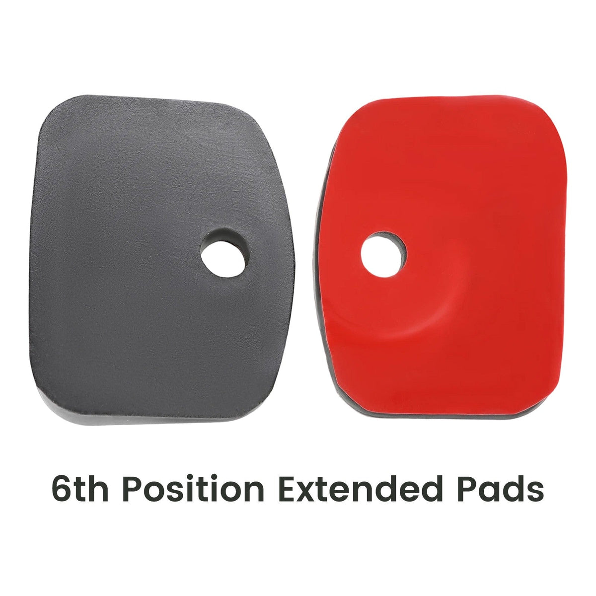 2Pcs Roof Rail Pads For Ford Transit Extended Van PE Plastic Black