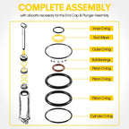813432A3 Trim Tilt Cylinder Rebuild Seal Kit For 40-120HP Mercury Mariner Force