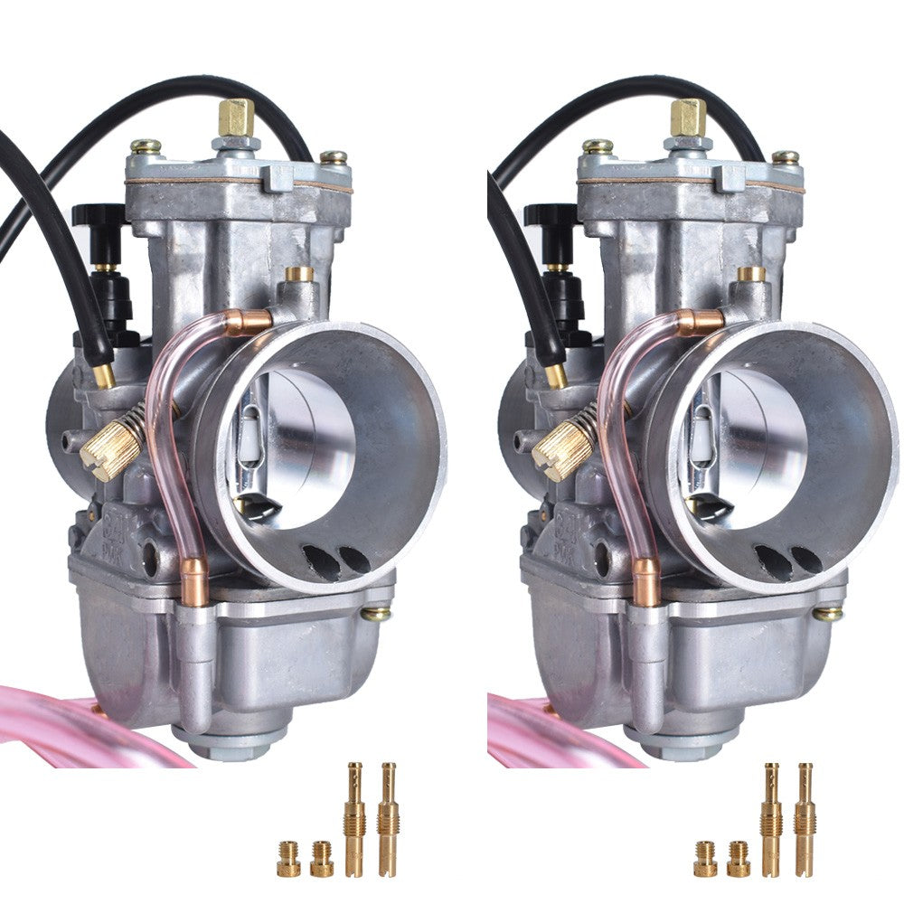 2pcs 34mm 34 Mil PWK Style Carburetor Carbs Assembly Kit For Yamaha Banshee
