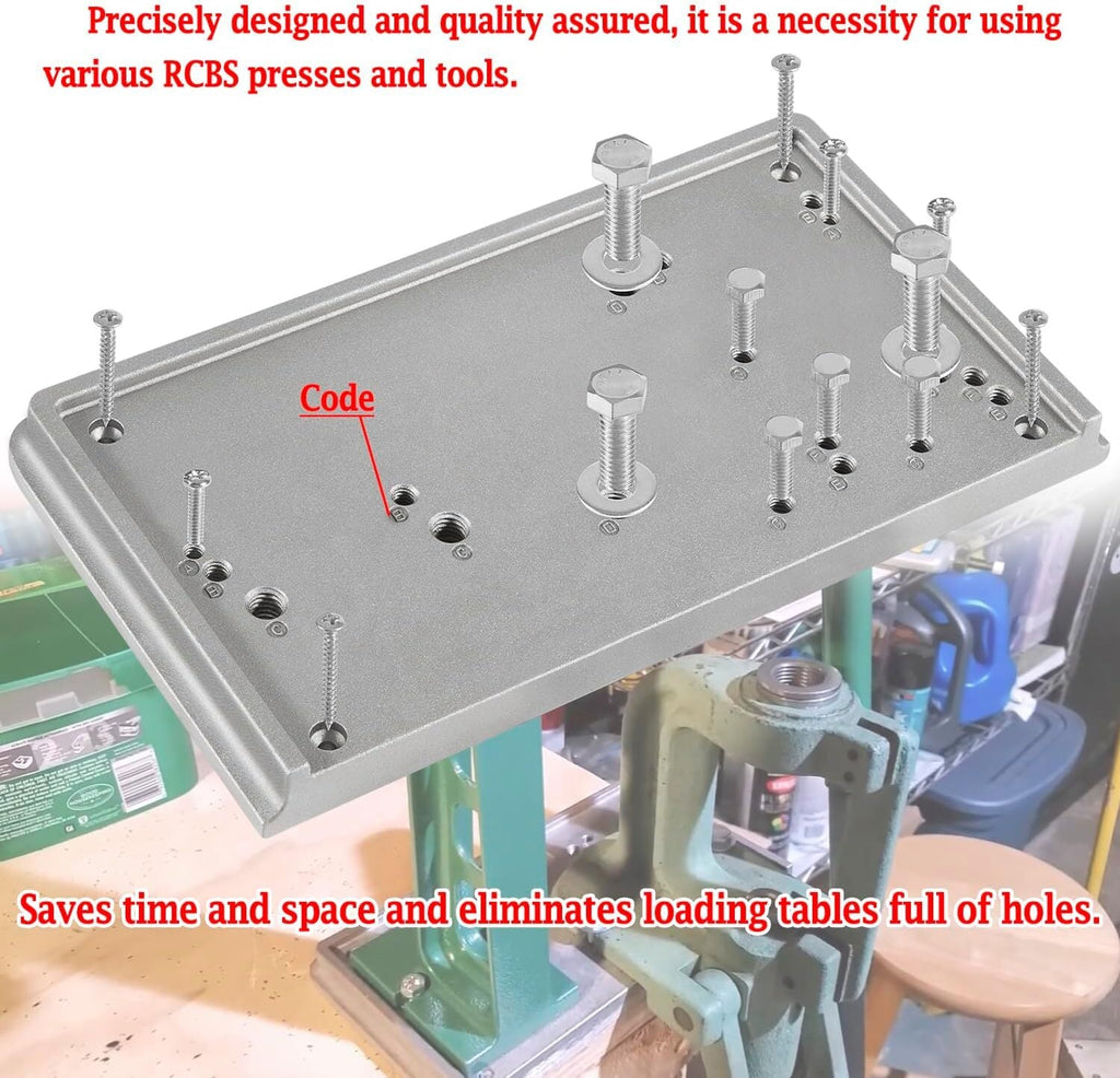 9206 Shell Holder Accessory Base Plate-3 9282 for RCBS Presses and Tools