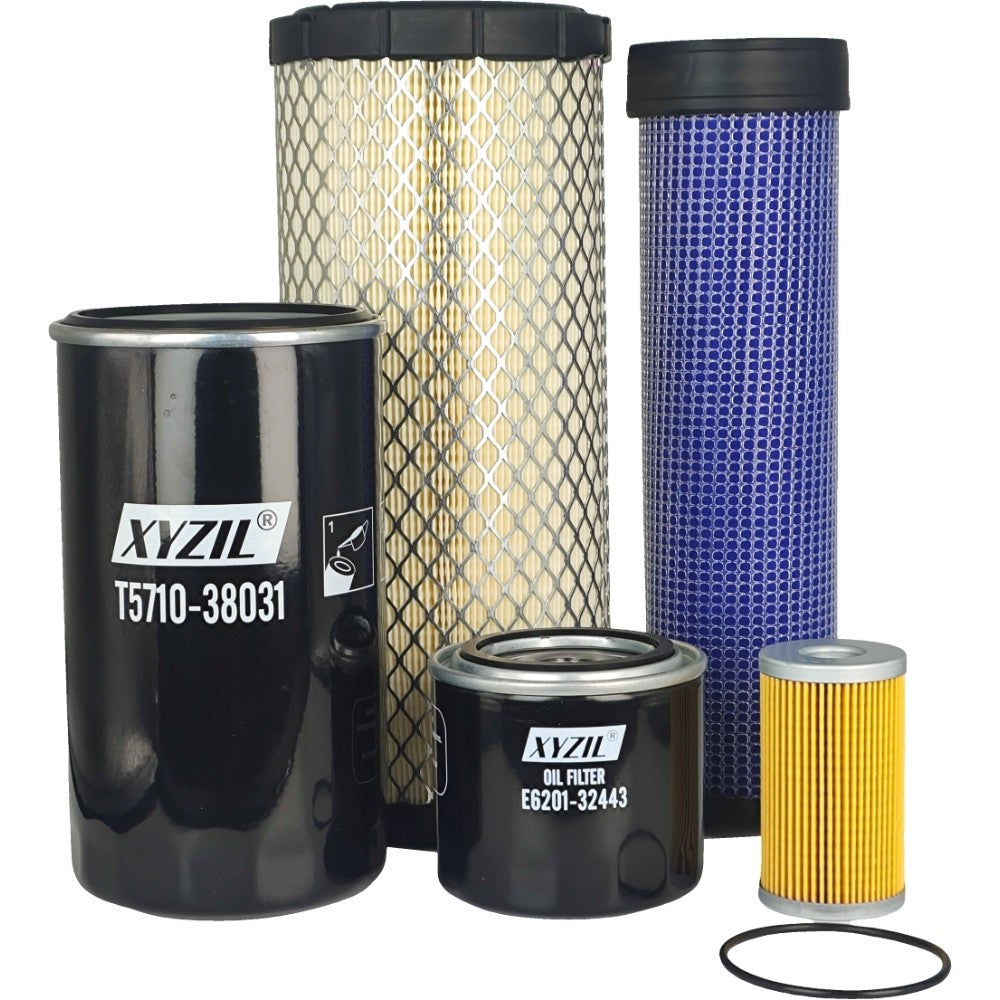 Air Fuel Oil Hydraulic Filter Set Replace 46489 33507 SL10113 P502161 P822768
