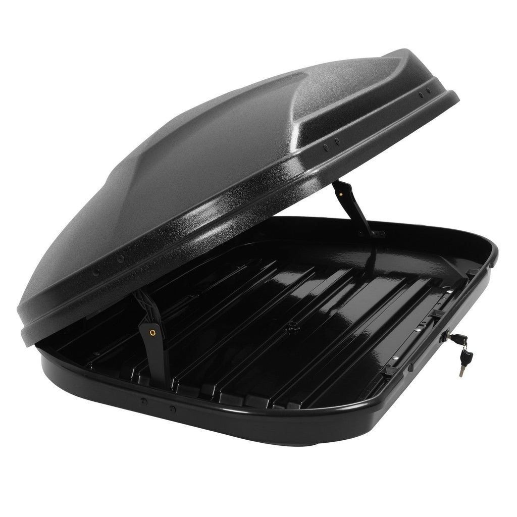 15 Cubic Hard Shell Roof Top Mount Car Storage Travel Luggage Box Cargo Carrier