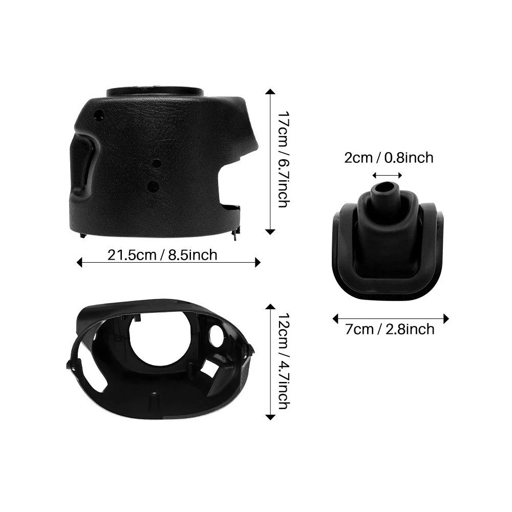 Upper & Lower Steering Column Cover Shroud+Shifter Boot For Chevy GMC 1999-2002