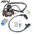 Ignition Coil Spark Plug Regulator Stator For Polaris Outlaw 90 Outlaw 50 07-15