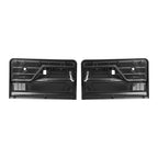 Pair Inner Door Panel Kit Black  For Ford F-Series Bronco Truck 1973-1979