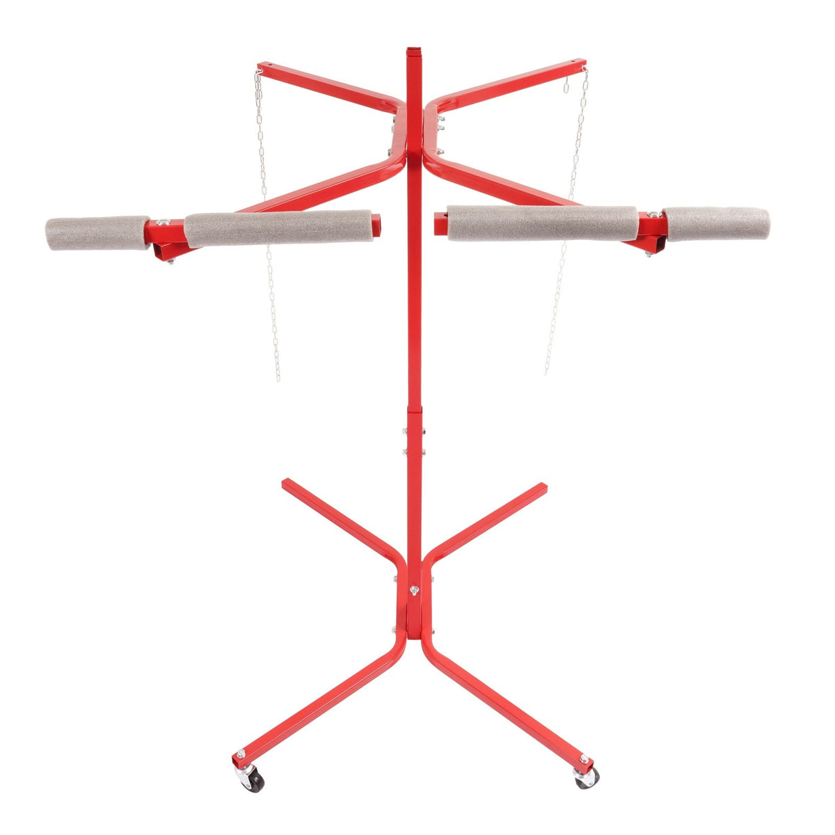 50'' Bumper Tree Auto Body Door Fender Panel Paint Rack Adjustable Work Stand