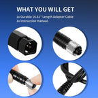1852068 7-Pin Adapter Cable for Humminbird Fish Finder, Minn Kota US2 Transducer