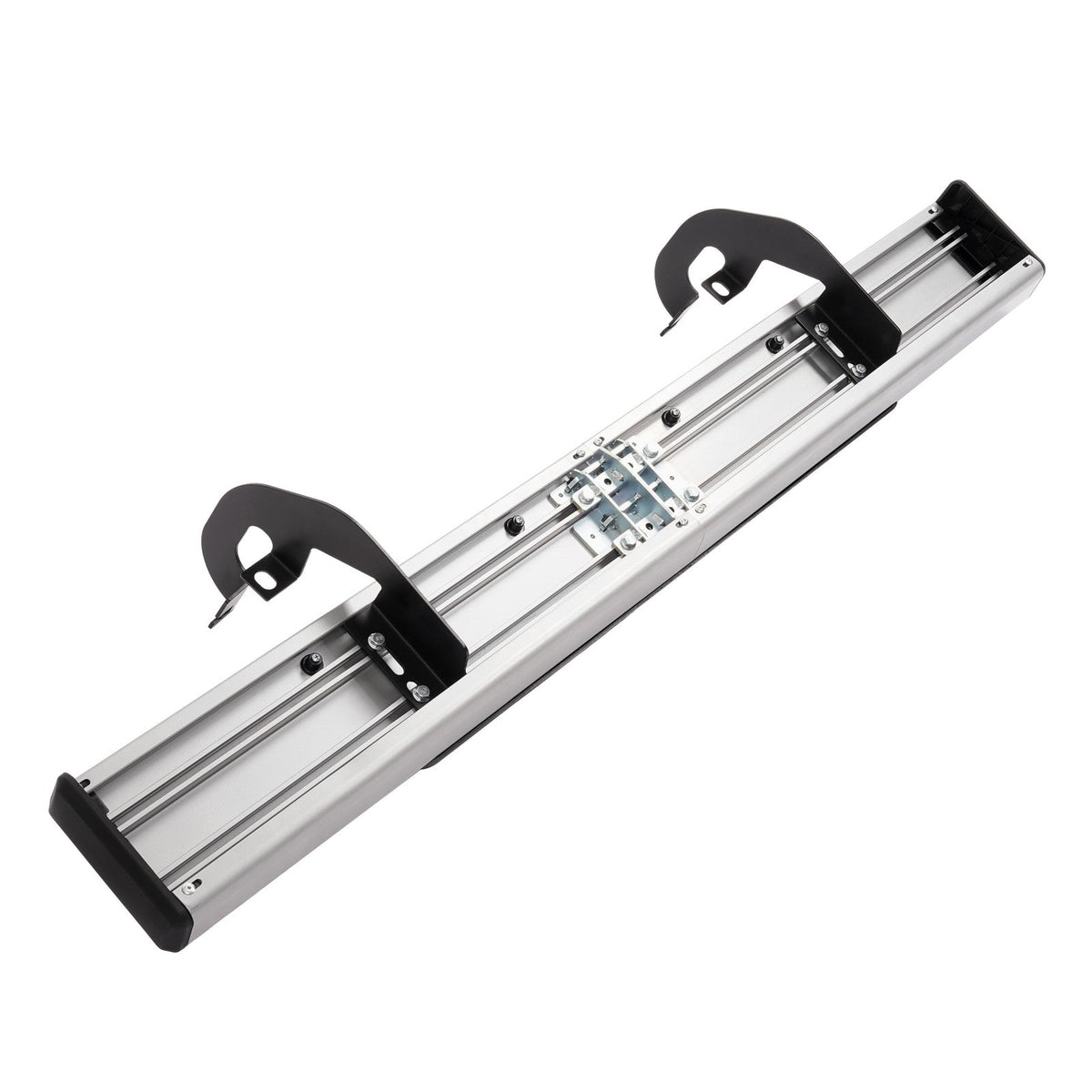 Side Step Bar Running Boards Silver+Black For 19-25 Silverado Sierra Regular Cab