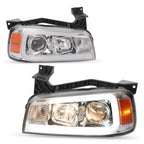LED DRL Projector Headlights HeadLamps Left+Right For Dodge Charger 2006-2010