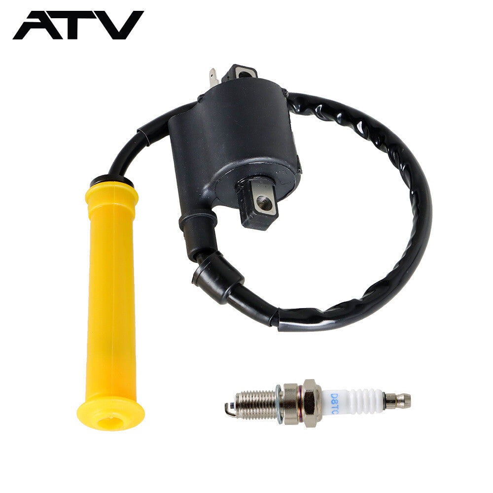 Ignition Coil Spark Plug W/Cap For Honda 2007-2013 Rancher 420 30510-HP5-601