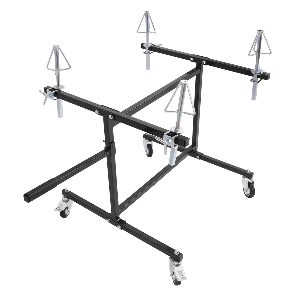 Foldable Wheel Paint Stand Panel Painting Stand For Auto Body Parts and Rims