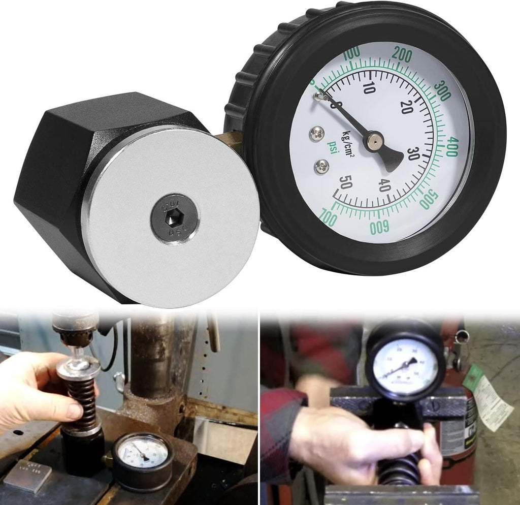 66834 Universal Mini Valve Spring Pressure Tester Gauge 0-700 PSI & 0-50 KG/CM2