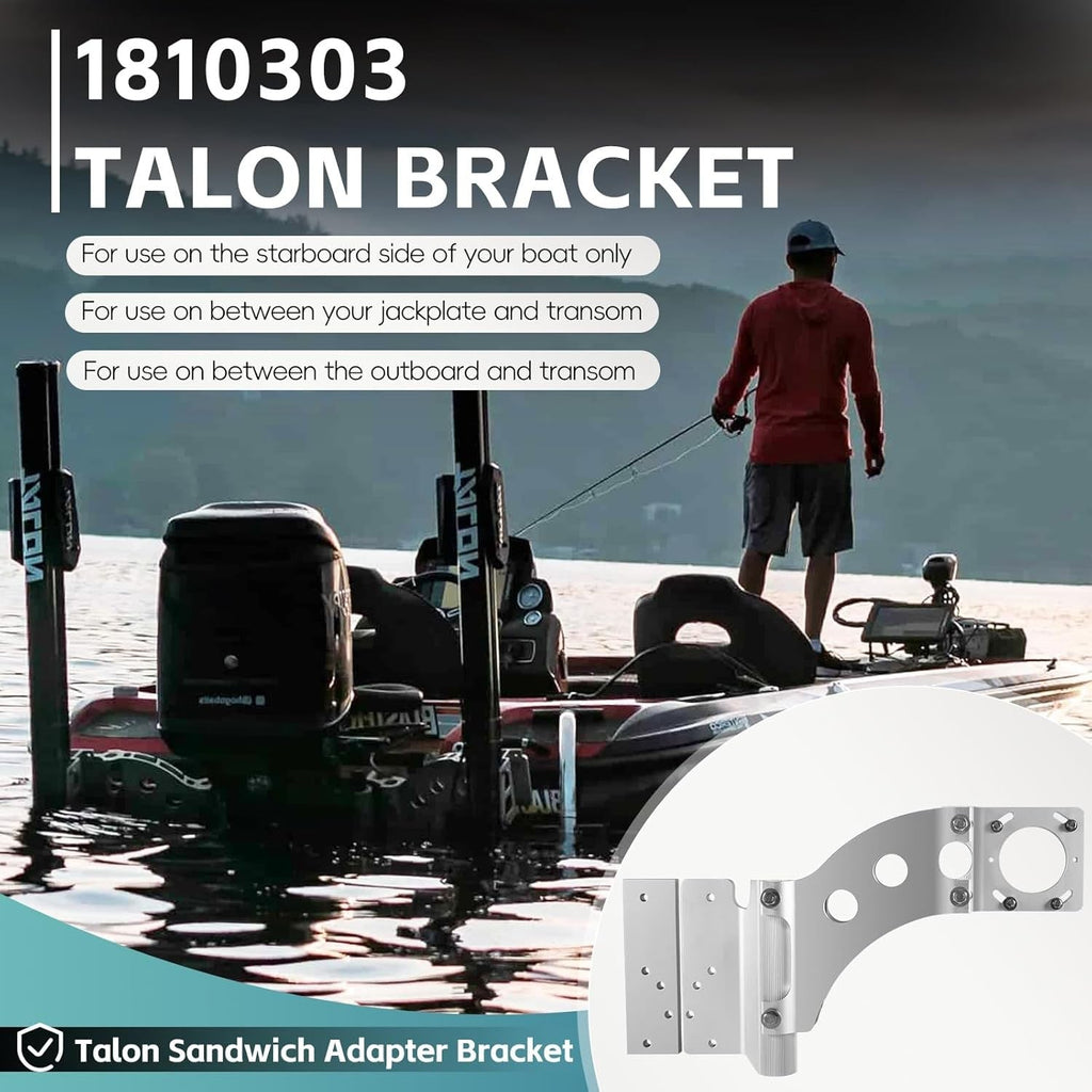 1810303 Talon Sandwich Adapter Bracket Heavy Duty Talon Mount for Starboard