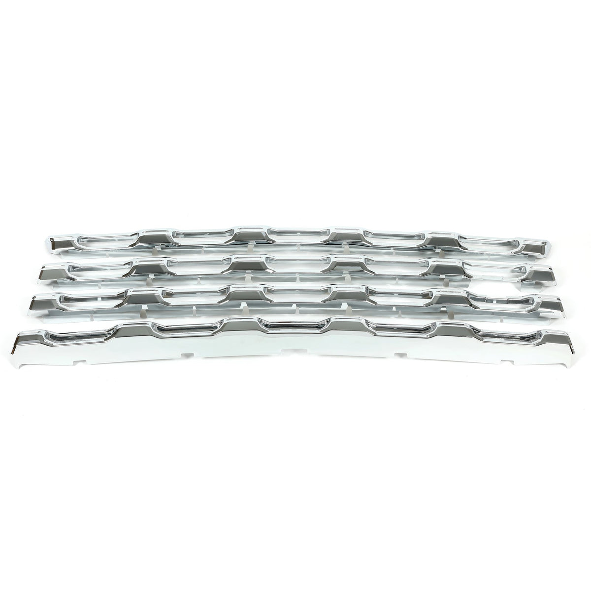 Chrome Grille Grill Insert Overlay For Chevy Silverado 2500 3500 HD LT WT 20-23