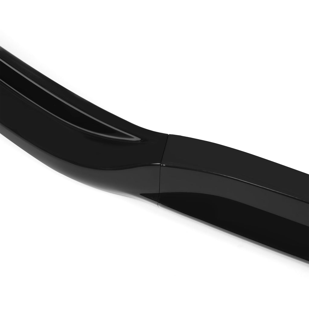 Glossy Black Front Bumper Lip Spoiler Splitter w/Hardware For Tesla S 2012-2016