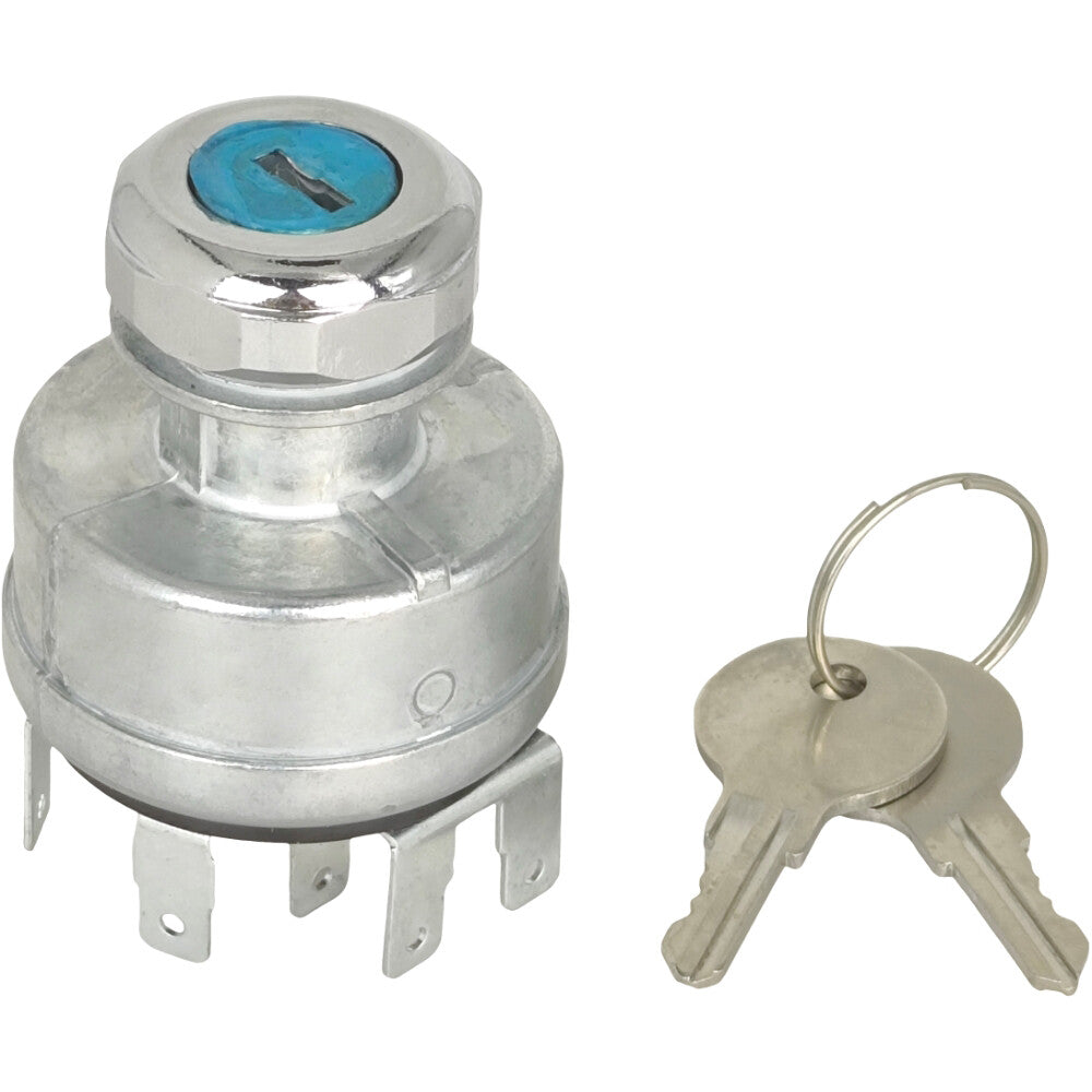 Ignition Switch w/ 2 Keys 31-114 Fit for Pollak 31-114P 12V 30A 4 Position