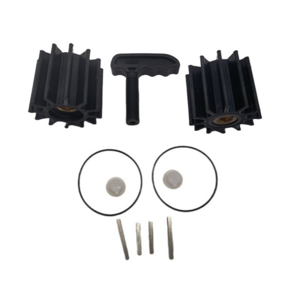 2Sets Impeller Kits Replaces Sherwood 17000K Cummins Caterpillar With Puller