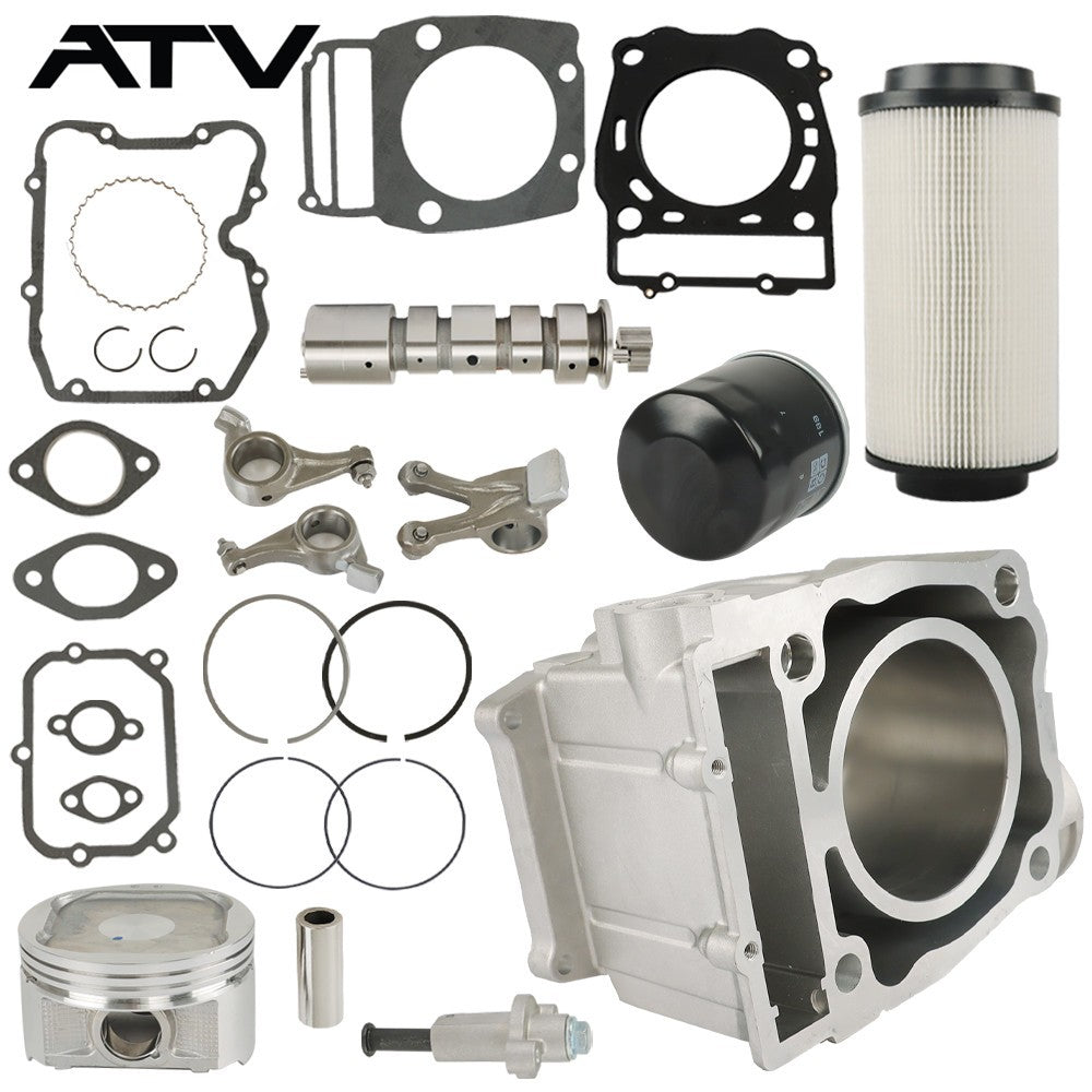 For Polaris Big Boss 500 Cylinder Piston Camshaft Rocker Top End Kit 1998-2002