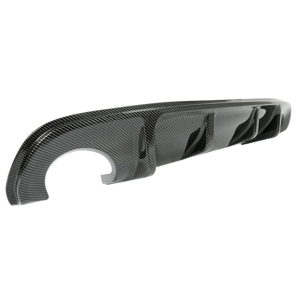 Rear Lip For 2014-2017 Infiniti Q50 Bumper Diffuser Wing Carbon Fiber Style