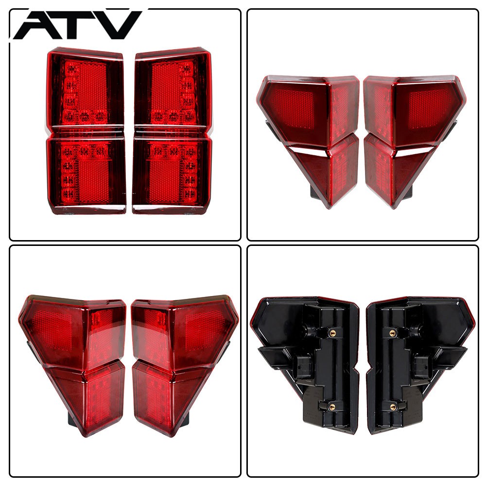 2413766 Left+Right Rear Tail Light for Polaris Ranger 1000 XP/Crew 2018-2023 UTV
