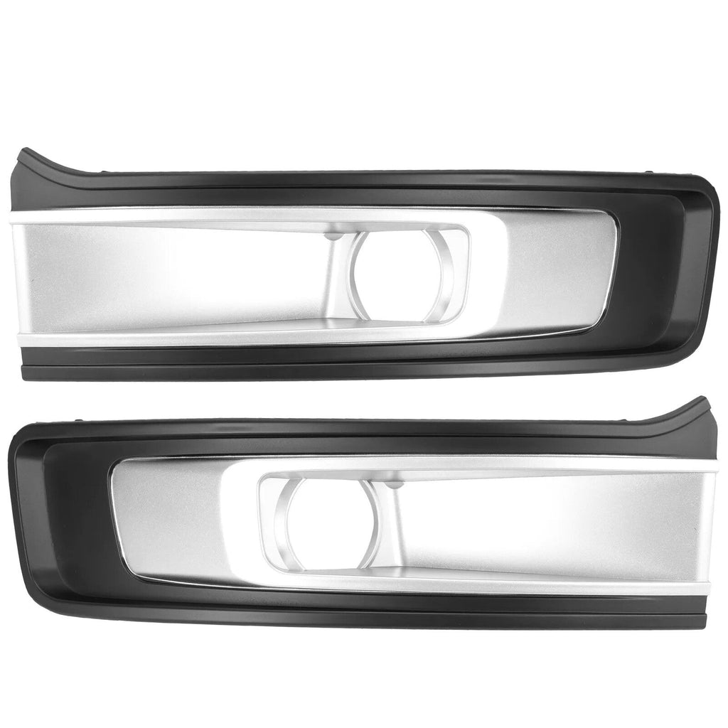 Pair Fog Lights Bezel Trim Cover Driver & Passenger Side for Ford Flex 2013-2019