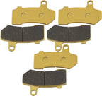Front & Rear Ceramic Brake Pads For Harley Davidson FLHX Street Glide 2008-2015