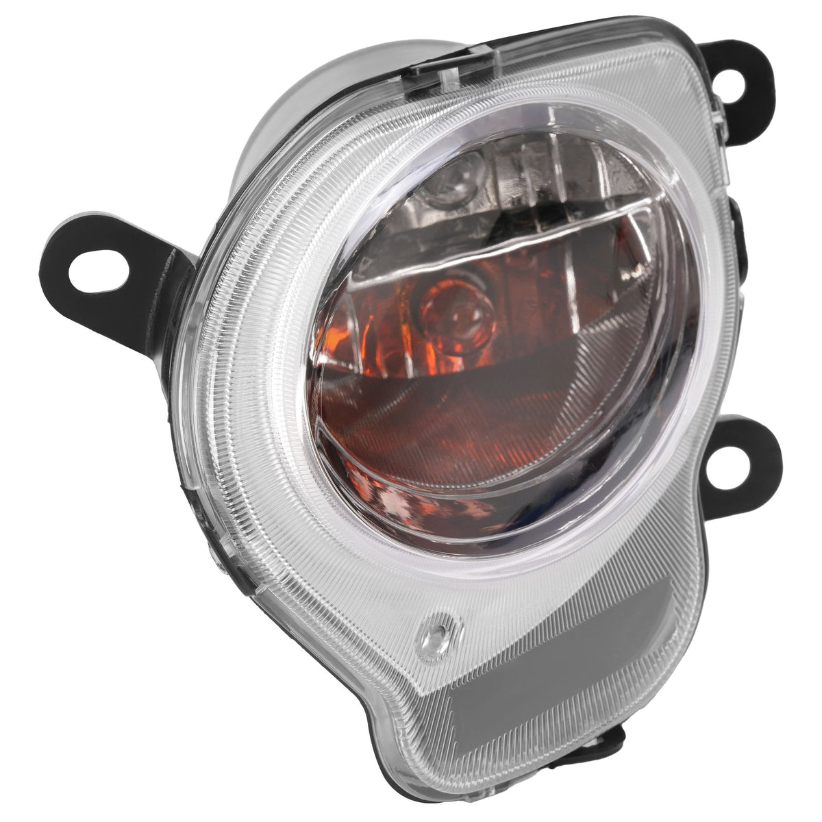 For Fiat 500 2012-2017 Turn Signal Light Left w/Bulb& Chrome Trim Parking Lamp