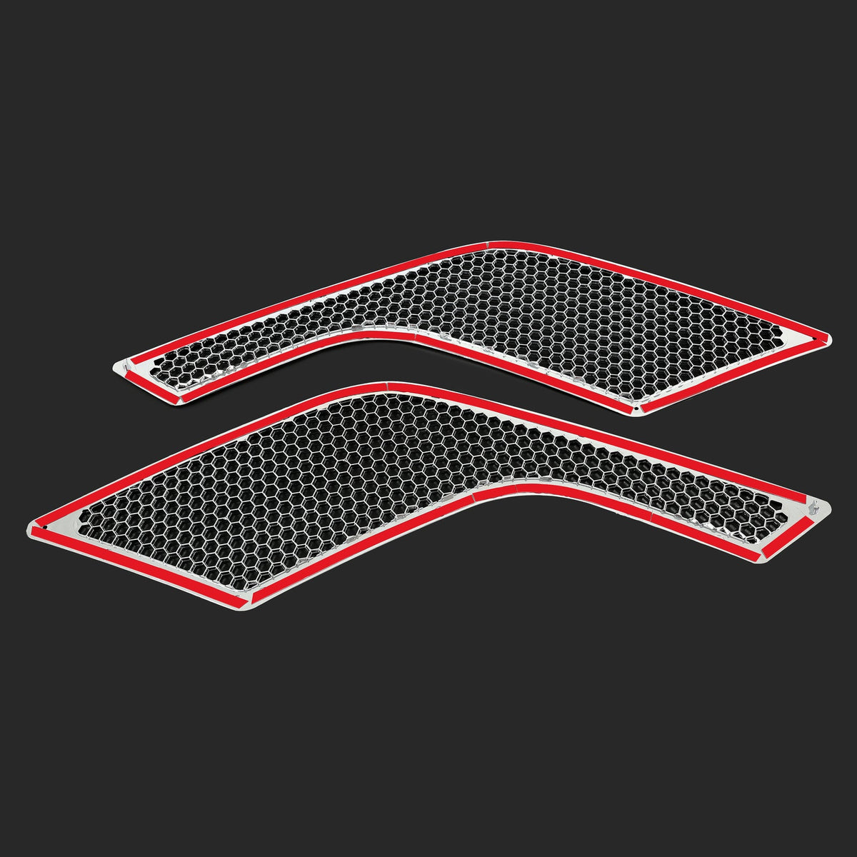 For Volvo VNL 04-17 Chrome Side Grille Pair Driver & Passenger Air Intake Vent