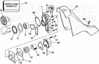 Boat Drive Water Pump Impeller Service Repair Kit 3854661 OMC Cobra SternDrives