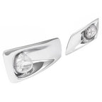LED Fog Lights Lamp W/Bezel Clear Lens Pair LH & RH For Kenworth T660 2007-2017