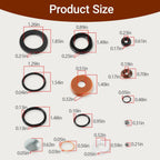 for Lincoln Walker J-122 1.5 Ton Floor Jack Hydraulic Seal Repair Kit (18 PCS)