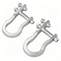 2Pcs Chrome Tow Hooks #84072462 For Chevrolet GMC Silverado Sierra 1500 2007-19