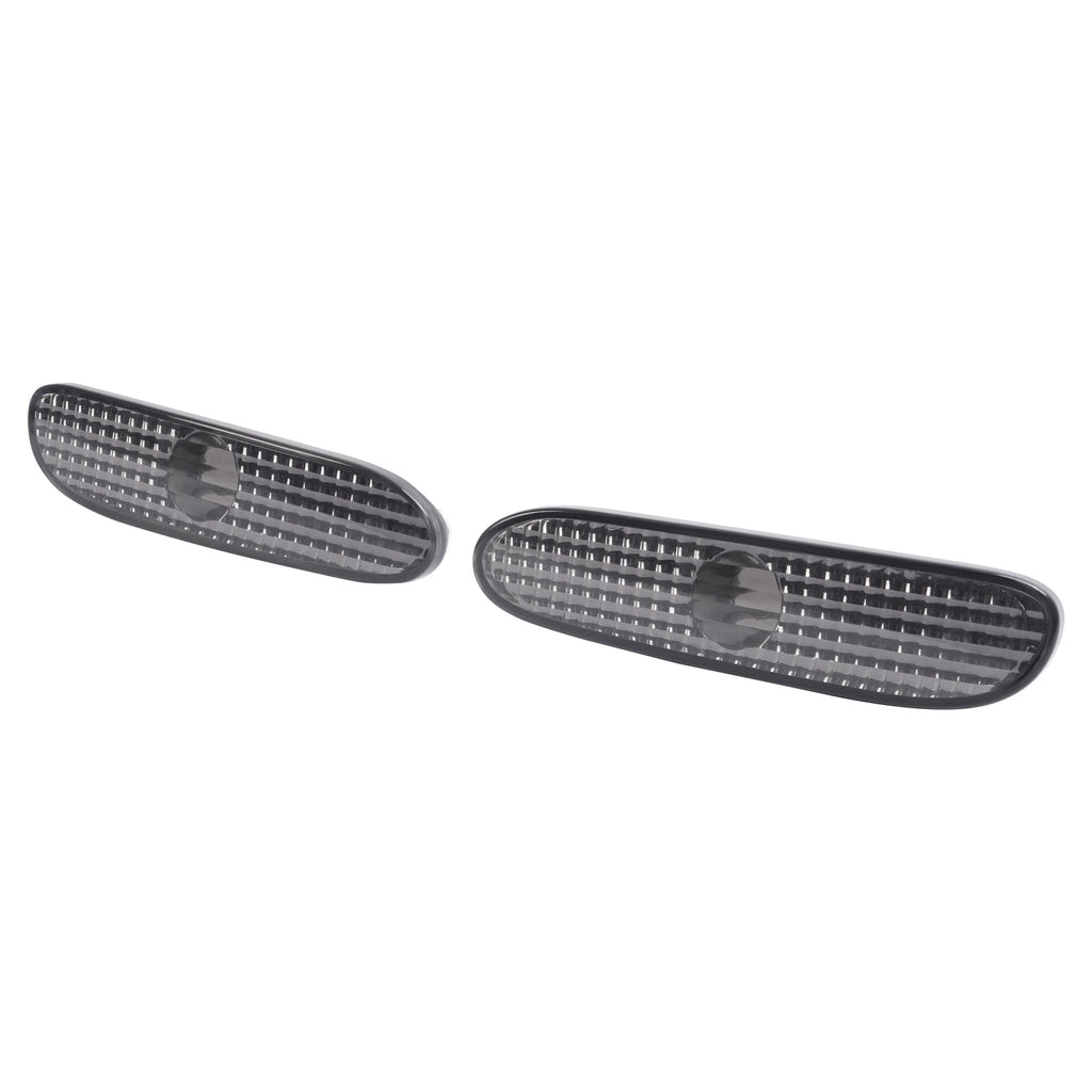 Pair Front Smoke Bumper Side Marker Lights Lamp For Dodge Neon 2000-2005 LH & RH
