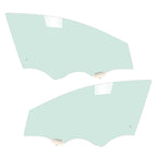 Fit Hyundai Sonata 15-19 Front Door Window Glass Left+Right Side Light Green