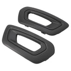 FOR FORD TRANSIT 2020-25 VAN LEFT&RIGHT SIDE FOG LIGHT LAMP COVERS BEZELS BLACK